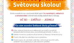 Staňte se SVĚTOVOU ŠKOLOU - zapojte se do projektu ve školním roce 2016/2017