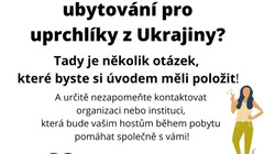 Základní otázky pro každého, kdo by chtěl nabídnout ubytování pro uprchlíky